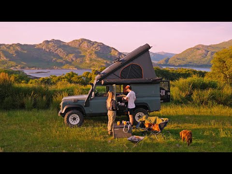 Wild Camping in Scotland | How we find the best OFF ROAD & 4x4 spots all to ourselves!