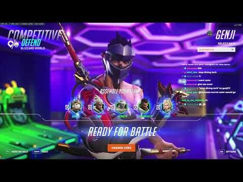 POTG! 20K DMG! FASTEST GENJI IN THE WORLD! NECROS GENJI GAMEPLAY OVERWATCH 2 S6