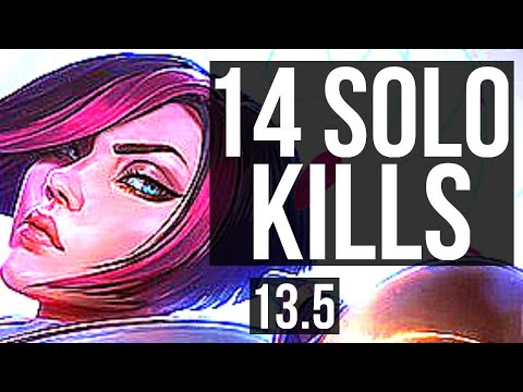 FIORA vs YONE (TOP) | 14 solo kills, 400+ games | KR Master | 13.5