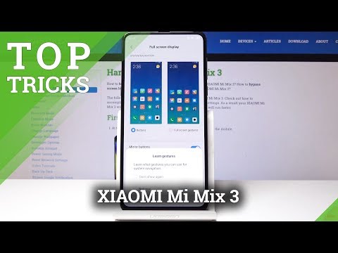 XIAOMI Mi Mix 3 TOP TRICKS – Cool Options / Best Tricks for XIAOMI