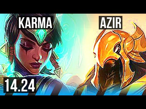 KARMA vs AZIR (MID) | KR Master | 14.24