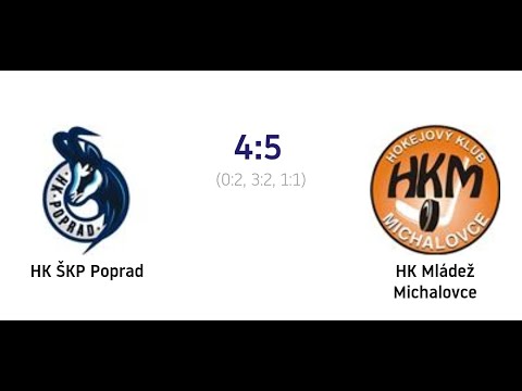 Región východ nadstavba HK ŠKP Poprad vs HK Mládež Michalovce