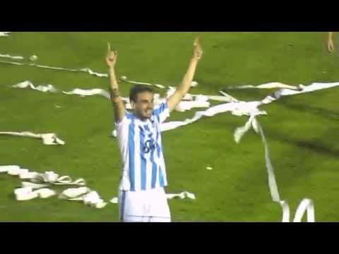 Festejo del segundo gol de Molina