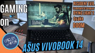 Gaming on Asus Vivobook 14 Laptop!