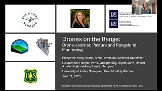 Drone Assisted Pasture and Rangeland Monitoring