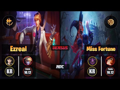 Zenit EZREAL (ADC) [Conqueror] VS MISS FORTUNE - Master KR Patch 10.12