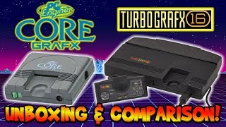 PC Engine Core Grafx Unboxing & Turbo Grafx 16 Comparison! Plus Accessories!