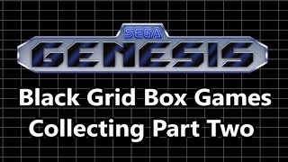 Collecting The Sega Genesis Black Grid Box Games Part 2: Odd Box Variation