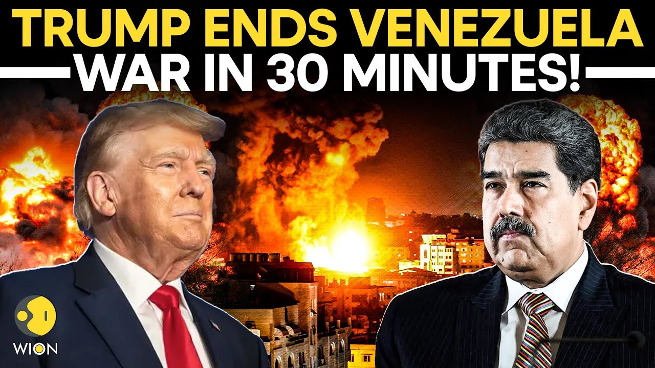 US Strikes Venezuela: Trump ENDS Venezuela War In 30 Minutes, Confirms  Capture Of Maduro |Originals