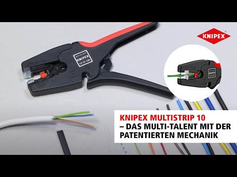 Automatische Abisolierzange von KNIPEX // KNIPEX MultiStrip 10 (12 42 195)