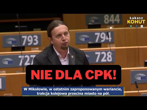 Łukasz KOHUT w PE - Nie dla CPK!