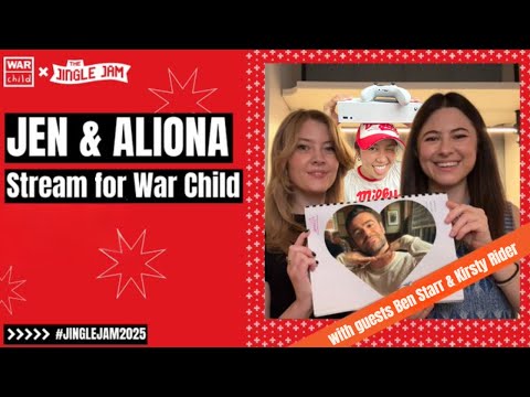 Jingle Jam fundraising stream for War Child with Ben Starr & Kirsty Rider ❤