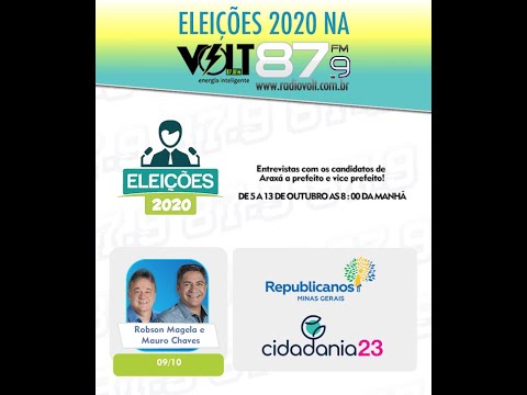 Entrevista Candidato a Prefeito Robson Magela e Vice Mauro Chaves