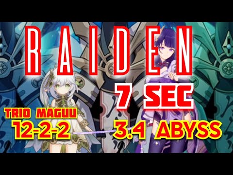 RAIDEN 7.8 Sec TRIO MAGUU 12-2-2 - 3.4 Abyss