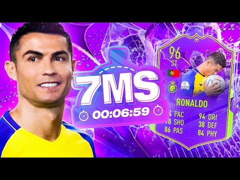 TOTS Cristiano Ronaldo 7 Minute Squad Builder!!!