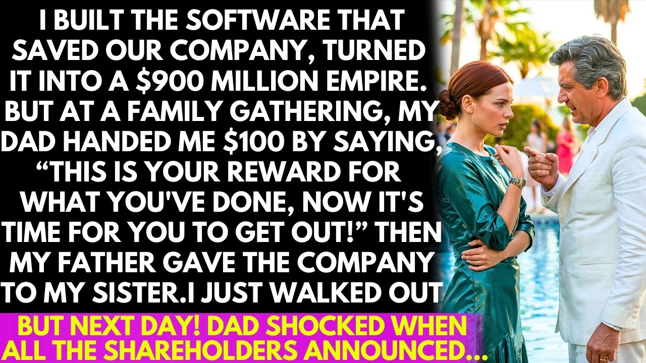 I Built a $900M Empire With My Software, But My Dad Gave Me $100 & Told Me to Leave For My Sister...