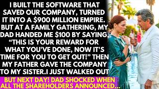 I Built a $900M Empire With My Software, But My Dad Gave Me $100 & Told Me to Leave For My Sister...