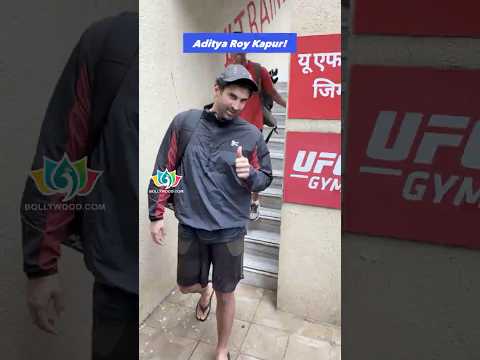 Aditya Roy Kapur spotted at a gym in Juhu Mumbai