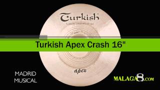 Video thumbnail for Platos Turkish Apex Crash 16" by Malaga8 I Musical Store