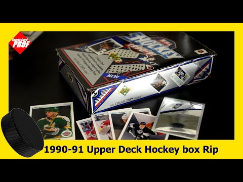 1990-91 Upper Deck Hockey Box Rip