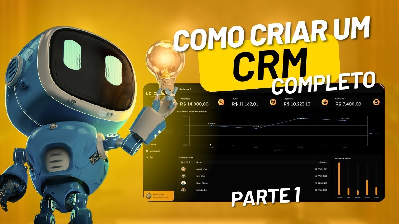 Tutorial de como criar um CRM completo no FlutterFlow e Firebase - Parte 1
