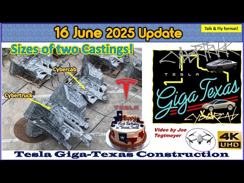 Castings Comparison, Transformers & Interesting deliveries! 16 June 2025 Giga Texas Update(07:55 AM)