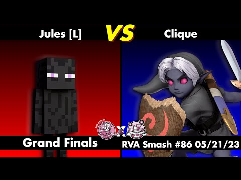 RVA Smash #86: Clique (Young Link) vs Jules [L] (Steve) | GRAND FINALS | 35 Entrants | SSBU