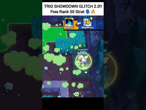 Trio Showdown Glitch 2.0 🔥☠️ #shorts #brawlstars