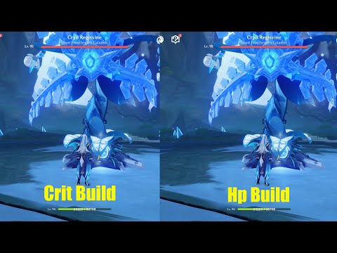Neuvillette Hp Vs Crit Build || Genshin Impact