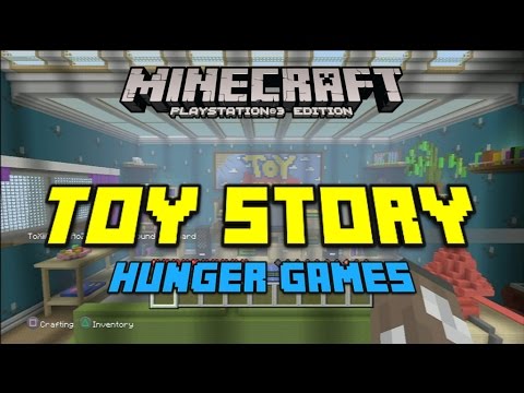 Minecraft/Ps3 Hunger Games with friends (Toy Story 2) Amazing map