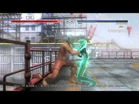 DOA5 ANBU_SOLIDYAMATO  BRAD WONG vs ALPHA-152 hollowichigo