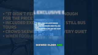 Paying more doesn't fix this problem #cruisetruth #shorts