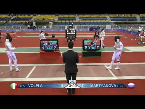 Doha 2021 SWF - L8 - Volpi ITA v Martyanova RUS