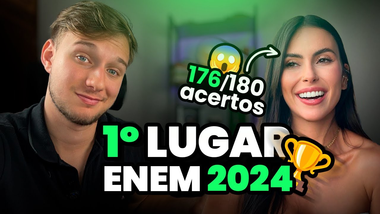 Interview with the OVERALL 1ST PLACE of ENEM 2024 (HIGHEST ENEM SCORE)