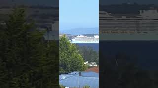 Ovation of the Seas cruises into Hobart #royalcaribbean #ovationoftheseas #cruiseship #hobart #calm