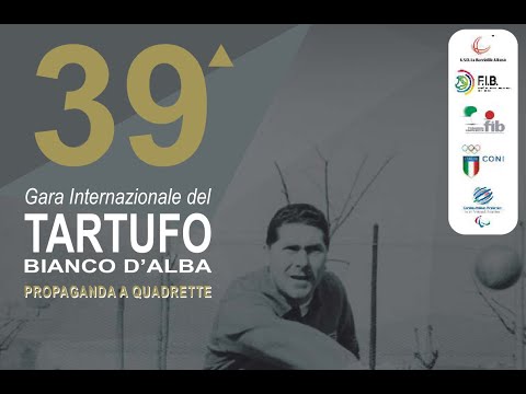 Bocce : Sorteggio  39° Gara Internazionale Tartufo Bianco - 15° Memorial Umberto Granaglia