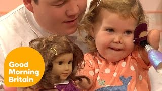 Young Girl With Prosthetic Arms And Legs Gets A Doll Just Like Her | Good Morning Britain