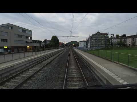 Führerstandsmitfahrt (cab ride) | Huttwil - Wolhusen | RABe 525 (Nina)
