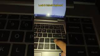 How to lock and unlock keyboard on HP laptop