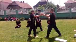 preview picture of video 'Demonstratie de Karate, Karate bemutatò, Club sportiv YAKUZA (Botiz)'