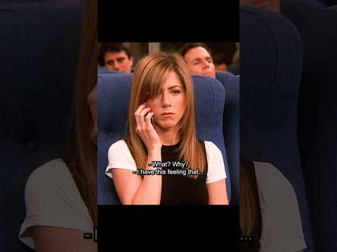 Phoebe’s one remark scared everyone off the plane.🤣#shorts #friends #viralvideo #story #tv