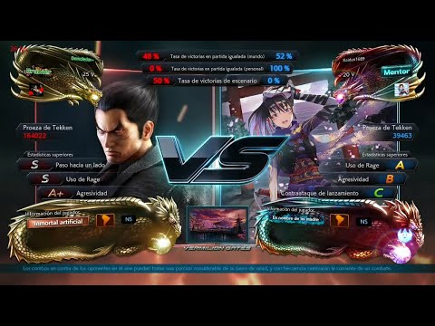 L7 107_2 Kazuya (Demoledor) VS (Raiden1689) Kunimitsu - Tekken 7 ( Uchiha x24 ) Online sin Grafica