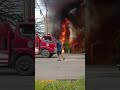 Car Explodes Two Houses Burn Down