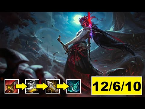 League of Legends: Yone jungle vs Fiddlesticks. S10 Patch 10.20. K/D/A: 12/6/10.