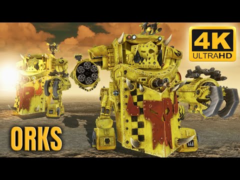 Orks vs Tau Empire: MASSIVE PLANETARY INVASION - Men of War: Warhammer 40k Cinematic Battle (4K)