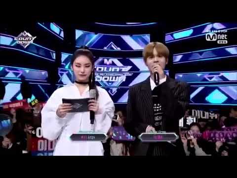 190228 ITZY  Yeji & Daehwi MC  @ M countdown