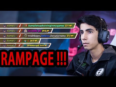 Sumail Luna Rampage Full Game Dota 2 Pro Player 7.23