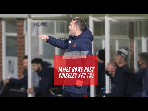 REACTION | James Rowe Post Guiseley AFC