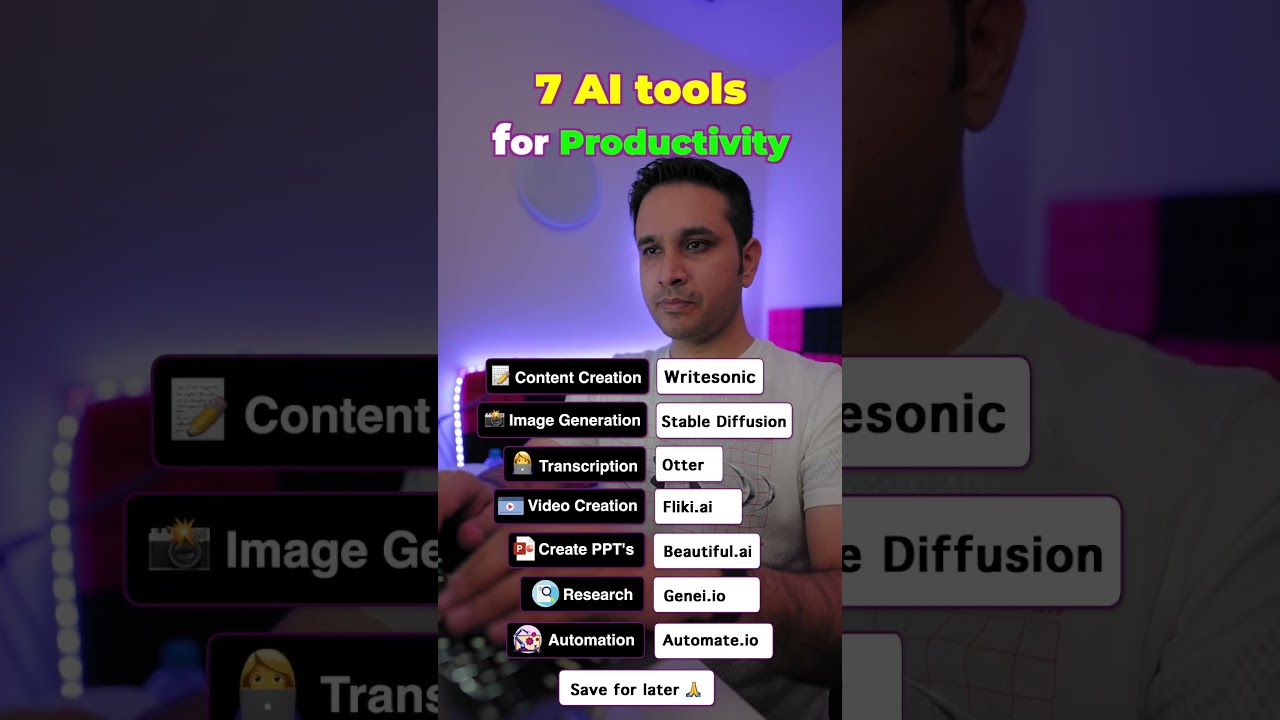 7 AI Tools for Productivity