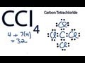 CCl4 Lewis Structure - How to Draw the Dot Structure for CCl4 (Carbon Tetachloride)